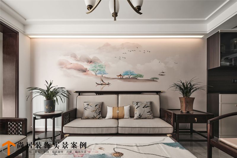 清江西苑丨140平底跃丨新中式风格